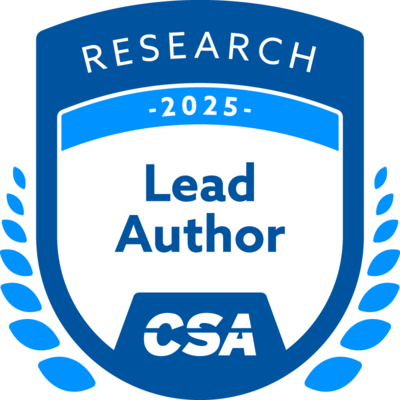 CSA Research Lead Author 2025