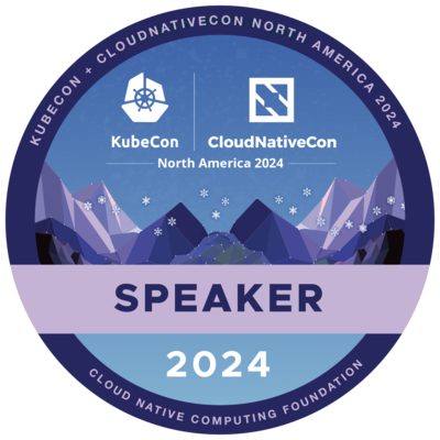 Speaker: KubeCon + CloudNativeCon North America 2024