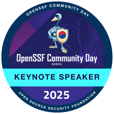 Keynote Speaker: OpenSSF Community Day Korea 2025
