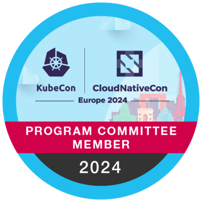 Program Committee Member: KubeCon + CloudNativeCon Europe 2024