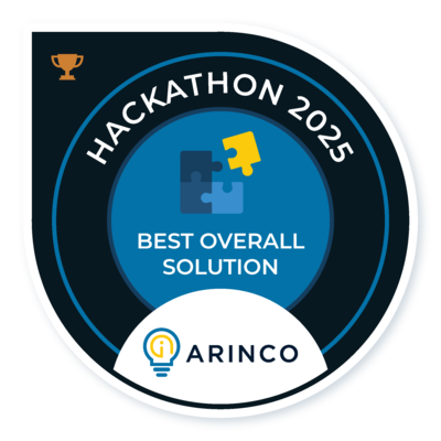 Arinco Hackathon 2025 - Best Overall Solution