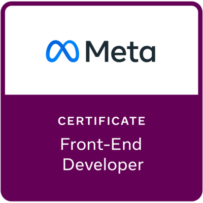 Meta Front-End Developer Professional Certificate(v.1)