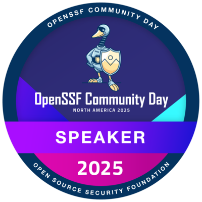 OpenSSF Community Day North America Speaker 2025