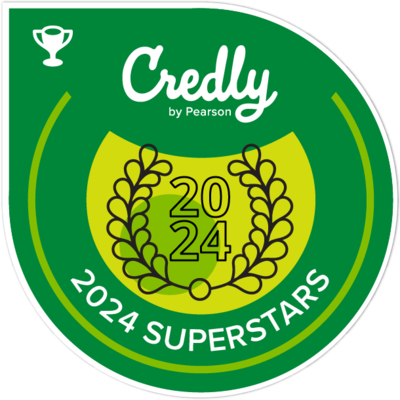 Credly Top Badge Earner of 2024