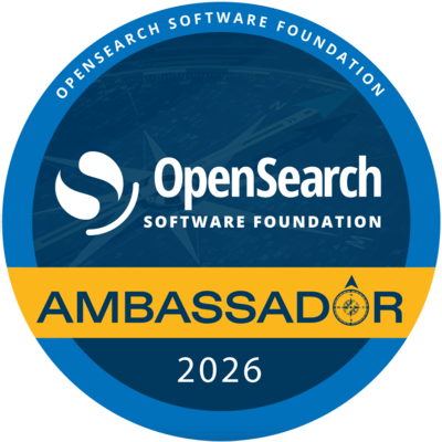 OpenSearch Software Foundation Ambassador 2026 Badge