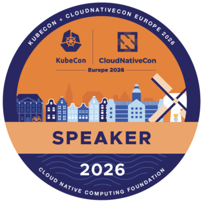 Speaker: KubeCon + CloudNativeCon Europe 2026