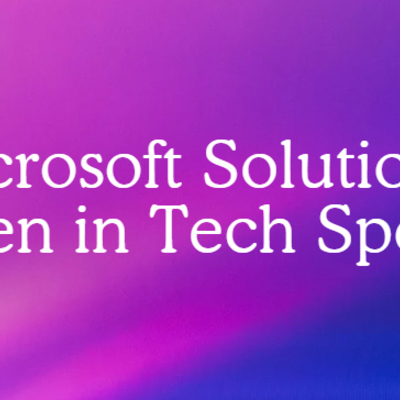 Microsoft Solutions Women in Tech Speakers @ Sessionize
