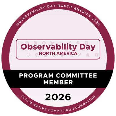 Observability Day North America 2026 Program Committee Member Badge