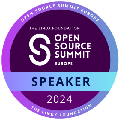 Speaker: Open Source Summit Europe 2024