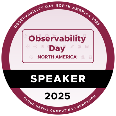 Observability Day NA 2025 Speaker Badge
