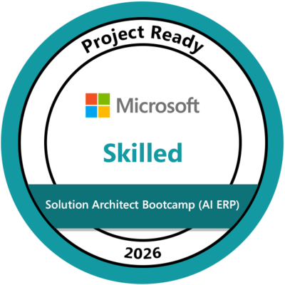 Dynamics 365 Solution Architect bootcamp (AI ERP) - Participant