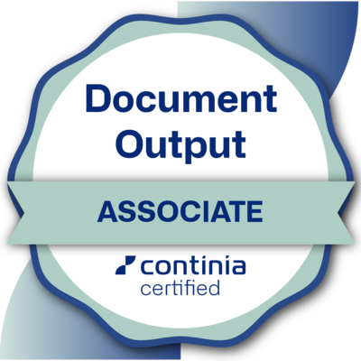 Continia Document Output Associate
