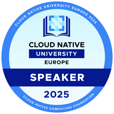 Cloud Native University EU 2025 Speaker Badge