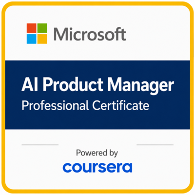 Microsoft AI Product Manager Professional Certificate