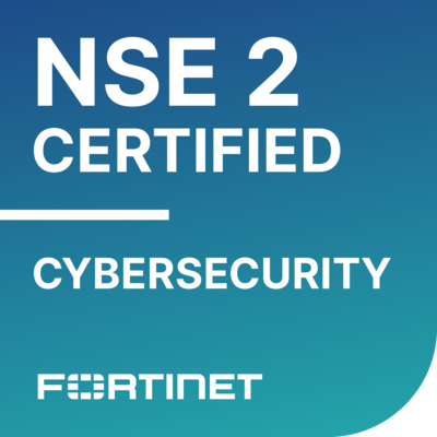 Fortinet NSE 2 Certified in Cybersecurity