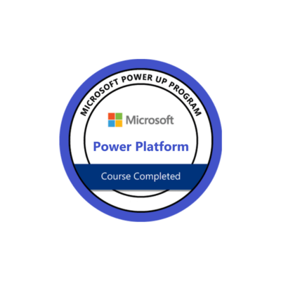 Microsoft Power Up Program – Power Platform Course Completion