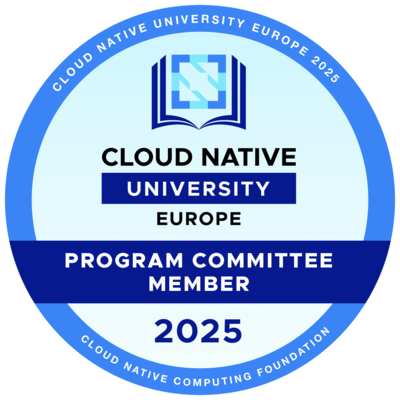 Cloud Native University EU 2025 Program Committee Member Badge