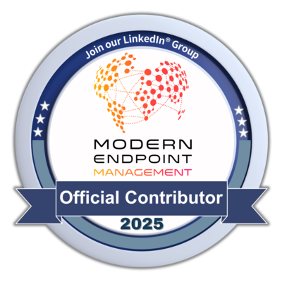 Official Contributor Modern Endpoint Management Group 2025