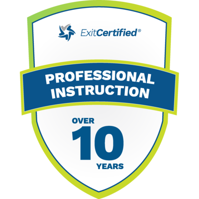 10+ Years Professional Instruction