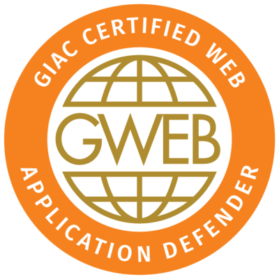 GIAC Certified Web Application Defender (GWEB)