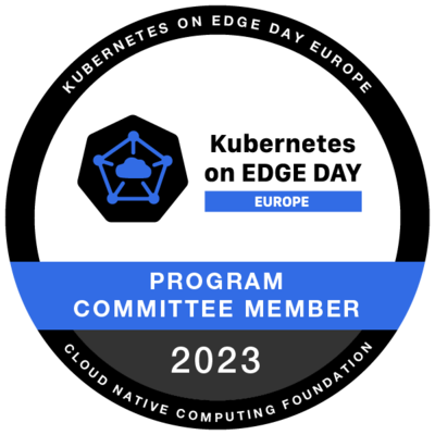 Kubernetes on Edge Day 2023 Program Committee Member Badge
