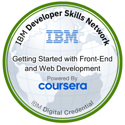 Getting Started with Front-End and Web Development