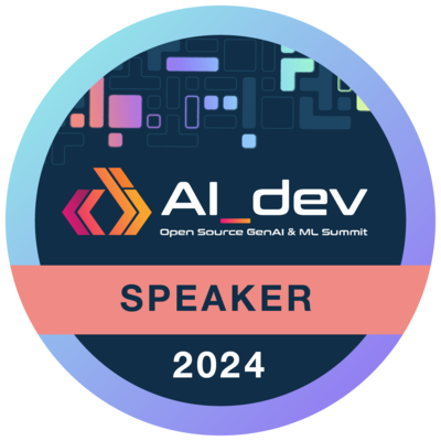 Speaker: AI_dev: Open Source GenAI & ML Summit Japan 2024