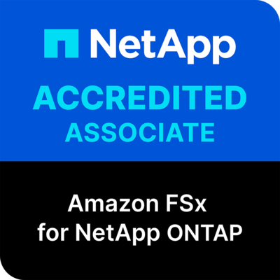 NetApp Accredited Amazon FSx for NetApp ONTAP Associate