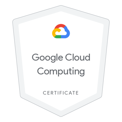Google Cloud Computing Foundations Certificate
