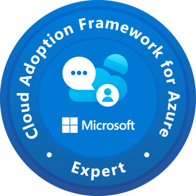 Expert - Cloud Adoption Framework for Azure