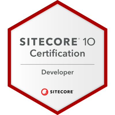 Sitecore 10 .NET Developer Certification (2021)