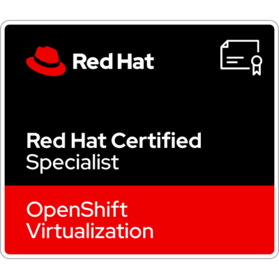 Red Hat Certified Specialist in OpenShift Virtualization