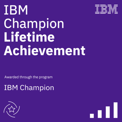 IBM Champion - Lifetime Achievement
