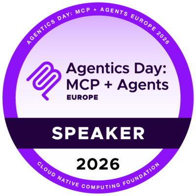 Agentics Day: MCP + Agents EU 2026 Speaker Badge