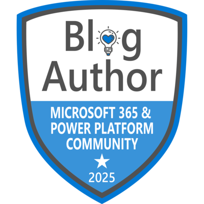 Blog Author - Microsoft 365 & Power Platform Community 2025
