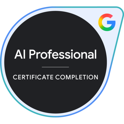 Google AI Professional Certificate