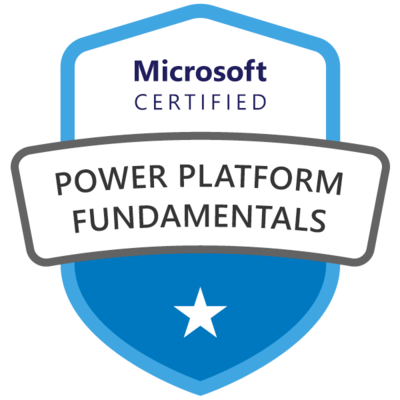 Microsoft Certified: Power Platform Fundamentals