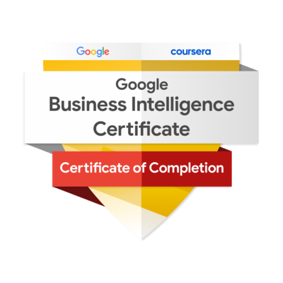 Google Business Intelligence Certificate