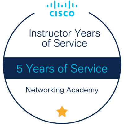 Instructor 5 Years of Service