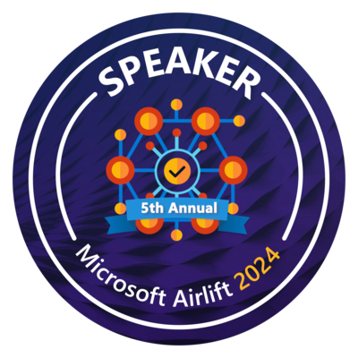 Microsoft Airlift 2024 - Speaker