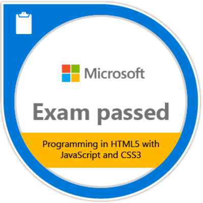 Exam 480: Programming in HTML5 with JavaScript and CSS3