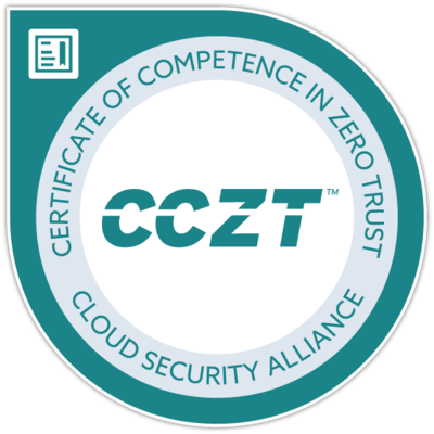 Certificate of Competence in Zero Trust (CCZT)