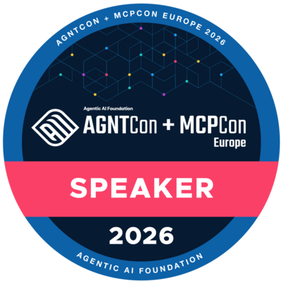 AGNTCon + MCPCon Europe 2026 Speaker Badge